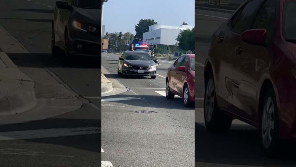 Car Crash at State College Blvd and Nutwood Ave #carcrash #crash #accident #highway